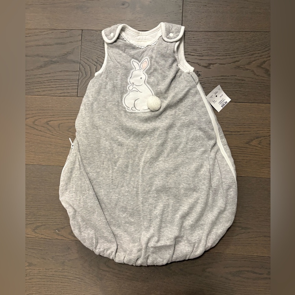 Piper & Posie gray baby sleep 0-6M NWT retail $70 w tax